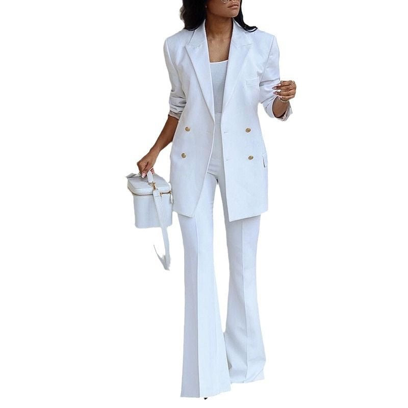Wide leg Women Suit pants