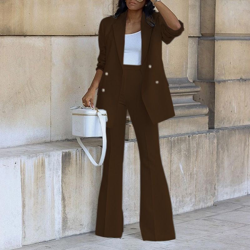 Wide leg Women Suit pants