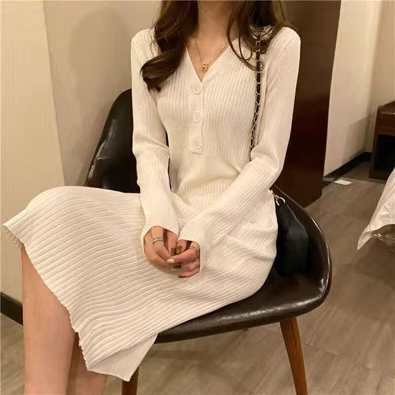Ribbed Knit Dress 10