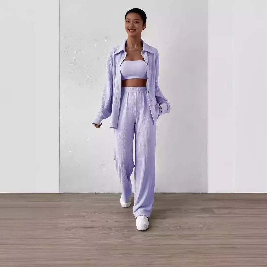 Three-Piece Women Suit  Long-Sleeved