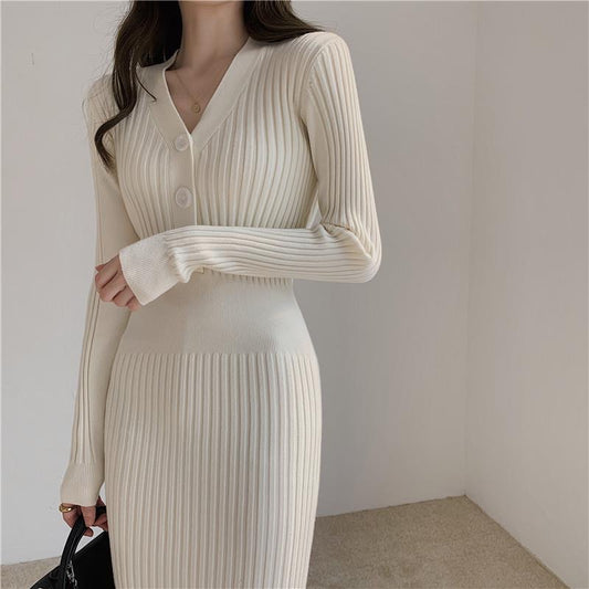 Ribbed Knit Dress 10