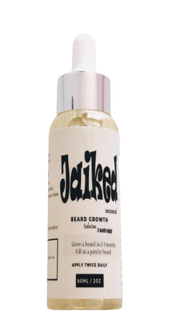 Jaiked Beard Growth Solution. (Full 3 Month Supply)